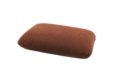 Slow Rebound Small Memory Foam Pillows For Travel , Crystal Velvet Fabric